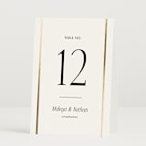 "Magazine" - Table Numbers in Lace by Kaydi Bishop - Folded