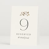 "Embrace" - Table Numbers in Cloudy by Jennifer Postorino - Folded