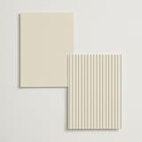 "Bow Tie" - Table Numbers in Ivory by Baumbirdy - Back of Card Options
