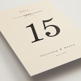 "Bow Tie" - Table Numbers in Ivory by Baumbirdy - Detail
