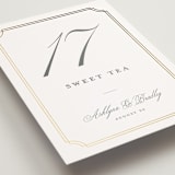 "Formally" - Table Numbers in Mist by Sarah Brown - Detail