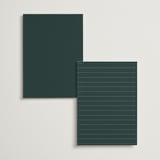 "Style and grace" - Table Numbers in Forest by Stacey Meacham - Back of Card Options