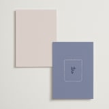 "Together in Bloom" - Table Numbers in Wisteria by Monika Konieczna - Back of Card Options