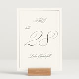 "toulomotiri" - Table Numbers in Sugar by chocomocacino - Displayed (stand not included)