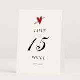 "Amore" - Table Numbers in Snow by Ani Somi - Folded