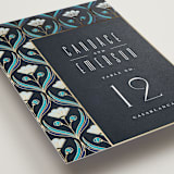 "Deco pattern" - Table Numbers in Cote d'azur by Ana de Sousa - Detail