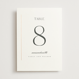"Understated Elegance" - Table Numbers in Cotton by Stacey Meacham - Front