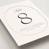 "Postcard" - Table Numbers in Snow by Kaydi Bishop - Detail