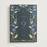"Nouveau" - Table Numbers in Lilac by Hudson meet Rose - Front