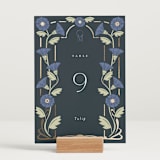 "Nouveau" - Table Numbers in Lilac by Hudson meet Rose - Displayed (stand not included)