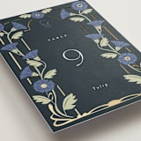 "Nouveau" - Table Numbers in Lilac by Hudson meet Rose - Detail