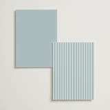 "Delicacy" - Table Numbers in Dusty Blue by Angela Thompson - Back of Card Options