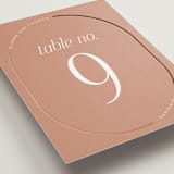 "Unity" - Table Numbers in Clay by Morgan Kendall - Detail