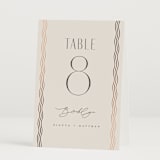 "Newberry" - Table Numbers in Bisque by Kristie Kern - Folded