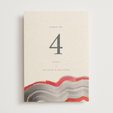 "Agate" - Table Numbers in Gem by Sumak Studio - Front
