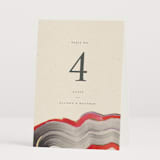 "Agate" - Table Numbers in Gem by Sumak Studio - Folded