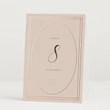 "Champagne" - Table Numbers in Rose by Ani Somi - Folded