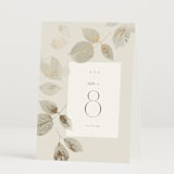 "Sonnet" - Table Numbers in Meadow by Kristie Kern - Folded
