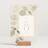 "Sonnet" - Table Numbers in Meadow by Kristie Kern - Displayed (stand not included)