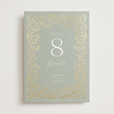 "Riviera" - Table Numbers in Willow by Leia Matt - Front