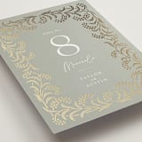 "Riviera" - Table Numbers in Willow by Leia Matt - Detail