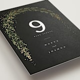 "Winter Garland" - Table Numbers in Tuxedo by Leah Bisch - Detail