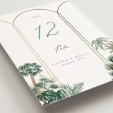 "The Greenhouse" - Table Numbers in Seagreen by Elly - Detail