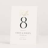 "Idyllic" - Table Numbers in Sugar by Jessica Williams - Folded