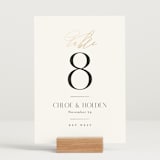 "Idyllic" - Table Numbers in Sugar by Jessica Williams - Displayed (stand not included)