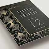 "Deco pattern" - Table Numbers in Onyx by Ana de Sousa - Detail