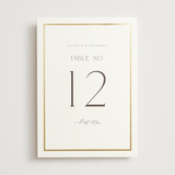"Regal" - Table Numbers in Porcelain by Nicole Walsh - Front