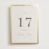 "Surround" - Table Numbers in Sand by Nicole Walsh - Front