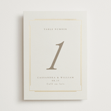 "Illusion" - Table Numbers in Sand by Jackie Mangiolino - Front