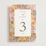 "Autumn flowers" - Table Numbers in Amber by Alexandra Dzh - Front
