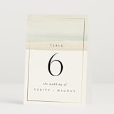 "Contemplate" - Table Numbers in Sand by Janean Hinger - Folded