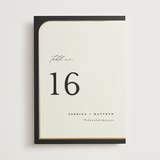 "Tuxedo" - Table Numbers in Black Tie by Carolyn Nicks - Front