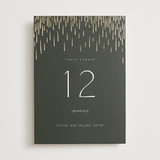 "Fringe" - Table Numbers in Midnight by Leah Bisch - Front