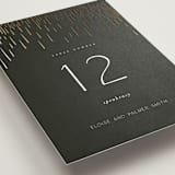 "Fringe" - Table Numbers in Midnight by Leah Bisch - Detail