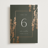 "Quince" - Table Numbers in Ivy by Kelly Schmidt - Front