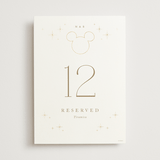 "Disney's Minimal Mickey Mouse" - Table Numbers in Celebration by Jennifer Postorino - Front