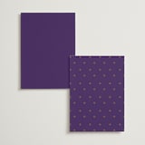 "Whole New World from Disney's Aladdin" - Table Numbers in Aubergine by Creo Study - Back of Card Options