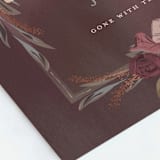 "Verdigris" - Table Numbers in Rose by Susan Moyal - Detail