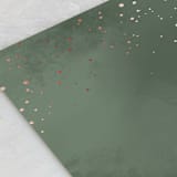 "evergreen" - Table Numbers in Shamrock by Leah Bisch - Detail