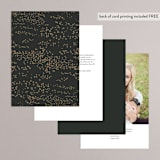 "Gather" - Table Numbers in Ebony by Leah Bisch - Back of Card Options