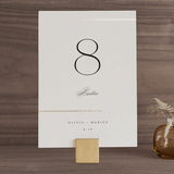 "Henley" - Table Numbers in Quartz by Kristie Kern - Front