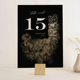 "fairytale dust" - Table Numbers in Midnight by Phrosné Barwood - Front