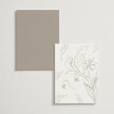 "Entwine" - Table Numbers in Pearl by Jennifer Postorino - Back of Card Options