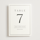 "Warm affection" - Table Numbers in Cotton by Stacey Meacham - Front