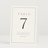 "Warm affection" - Table Numbers in Cotton by Stacey Meacham - Folded