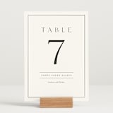 "Warm affection" - Table Numbers in Cotton by Stacey Meacham - Displayed (stand not included)